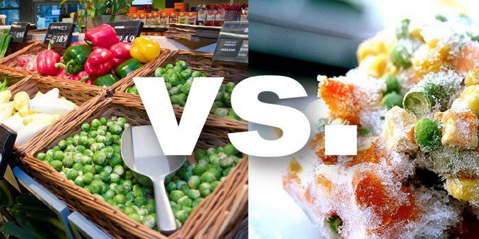 Fructe si legume proaspete VS congelate. Proaspat nu inseamna intotdeauna mai bun!