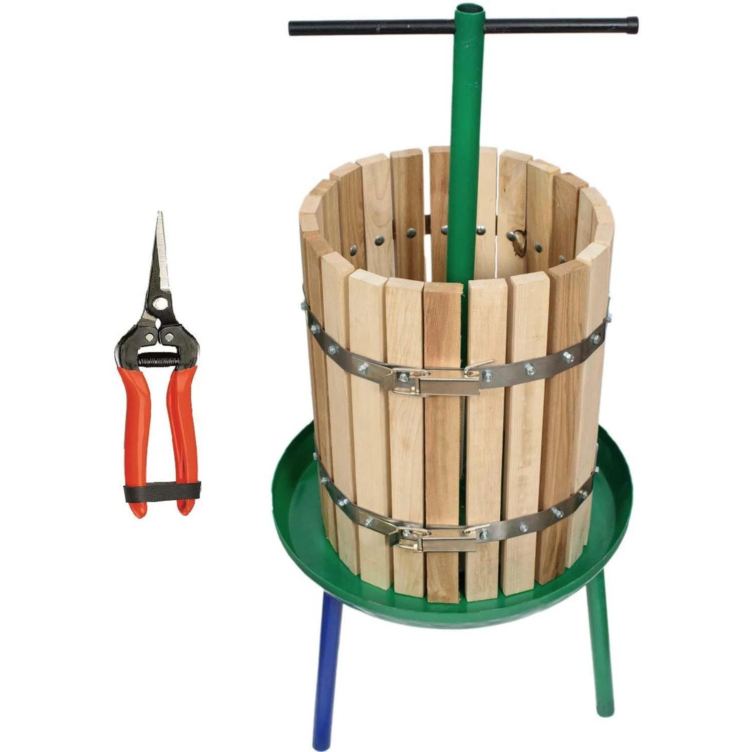 Păstrează componentele utile ale fructelor cu presa din lemn pentru zdrobire struguri 