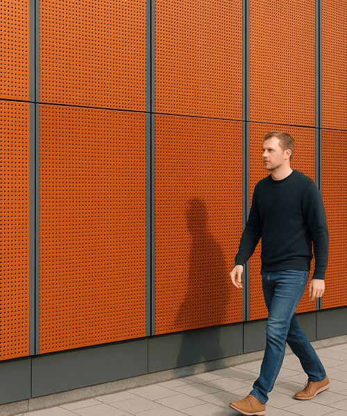 Cum se protejează panourile traforate metalice împotriva decolorării?