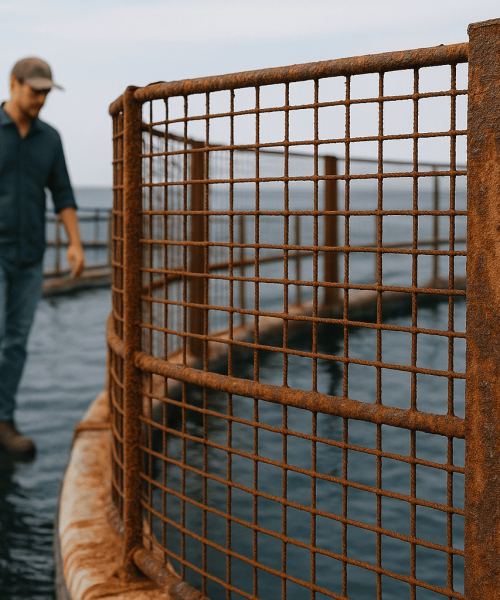 Cum se poate preveni corodarea plasei de sârmă în zone cu apă sărată?