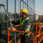 Pot închiria nacele pentru curățarea geamurilor la înălțime