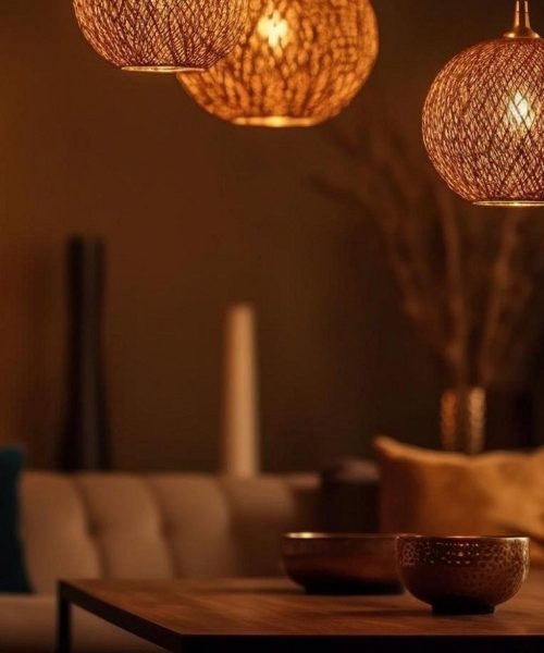Tendințe moderne în designul interior bazat pe iluminare decorativă
